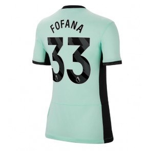 Lacne Ženy Futbalové dres Chelsea Wesley Fofana #33 2023-24 Krátky Rukáv - Tretina